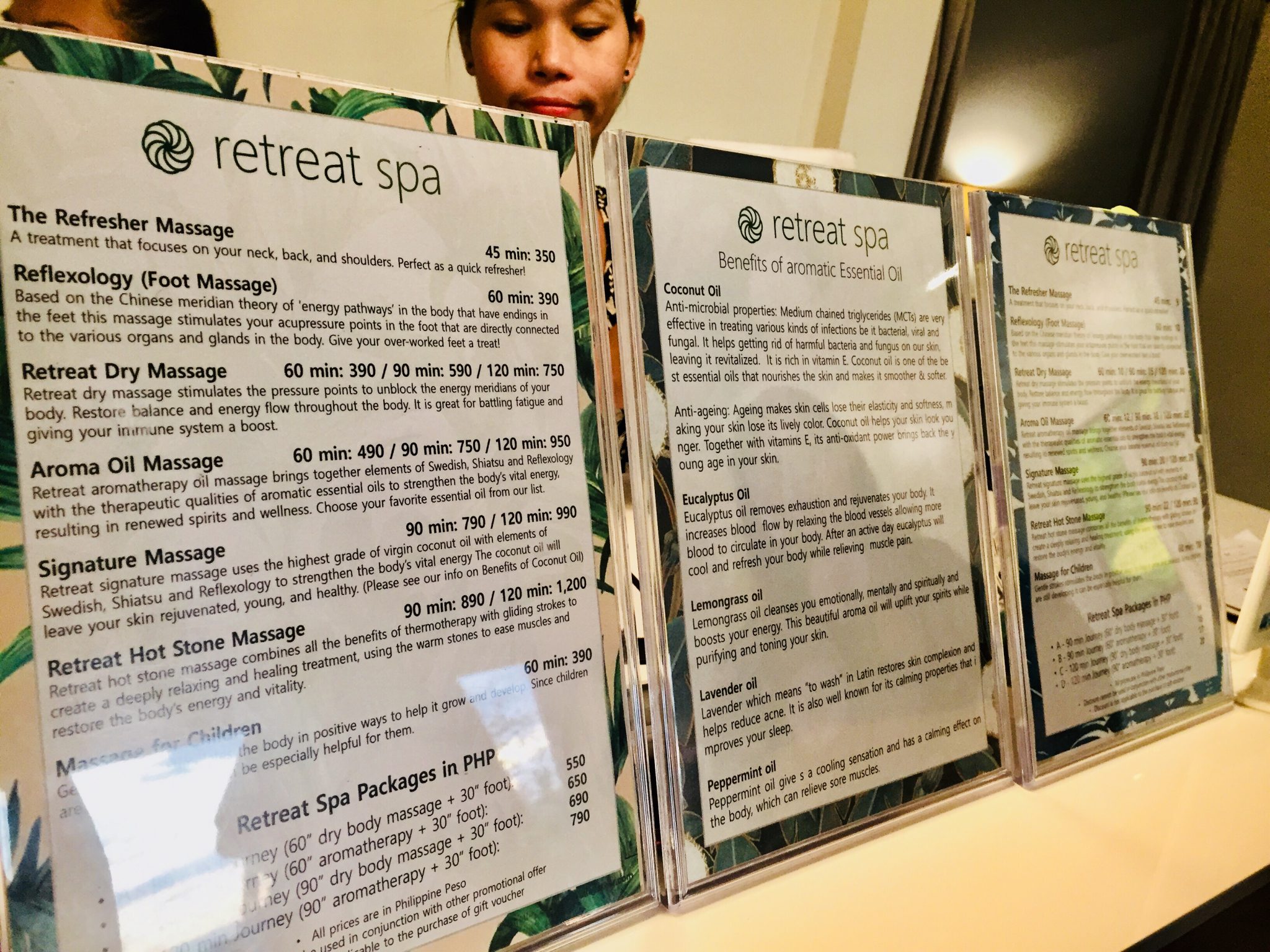 リトリートスパ/Retreat Spa in Mactan New Town,セブ島